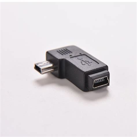 90 Degree Usb 5pin Male To Female Data Sync Adapter Plug Mini Connector Lazada Ph