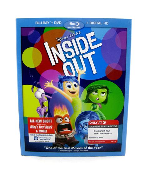 Dan The Pixar Fan Inside Out Blu Ray Review Target Edition