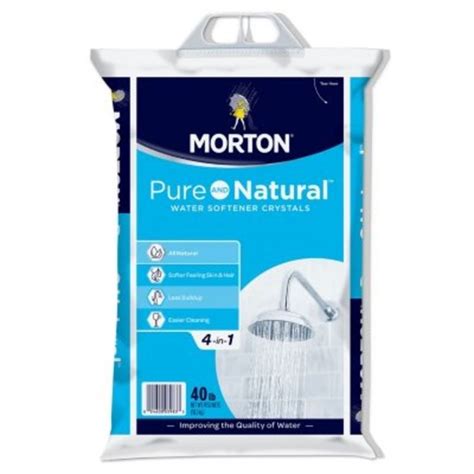 Morton Pure And Natural Water Softening Crystals 40 Lb From Sam S