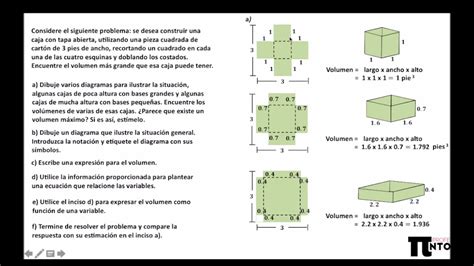 Considere El Siguiente Problema Se Desea Construir Una Caja Con Tapa