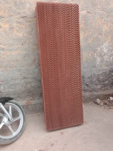 Green Brown And Brown Material Cellulose Evaporative Cooling Pad In