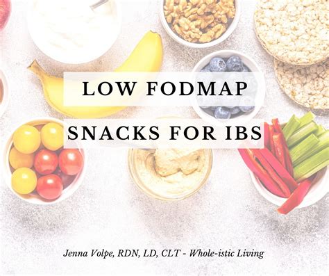 50+ Tasty Low FODMAP Snacks for IBS | Jenna Volpe, RDN, LD, CLT- Functional Dietitian and ...