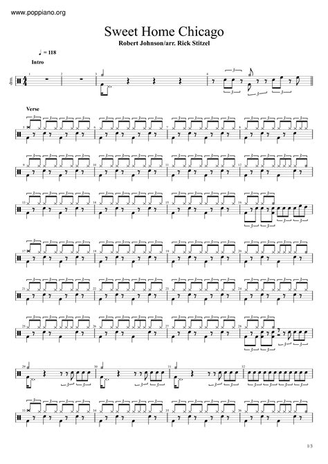 Robert Johnson Arr Rick Stitzel Sweet Home Chicago Pdf