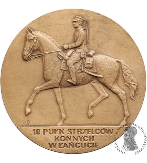 Polska Prl A Cut Medal Pu K Strzelc W Konnych