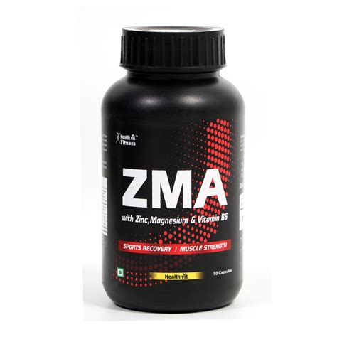 Healthvit Zma Zinc Magnesium Vitamin B6 90 Capsules Price Uses