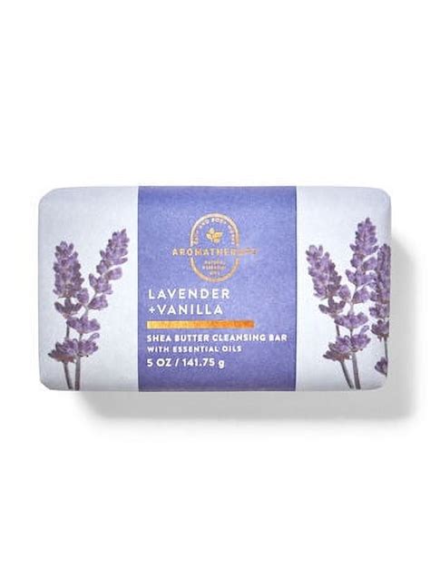 Bath And Body Works Lavender Vanilla Shea Butter Cleansing Bar Soap 5oz