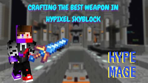 Crafting The Best Weapon In Hypixel Skyblock Hyperion Craft On Stream