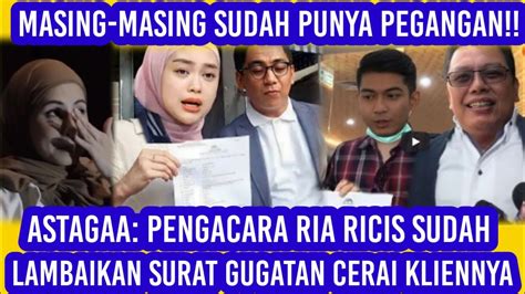 ASTAGAA Pengacara Ria Ricis Sudah Lambai Lambaikan Surat Gugatan Cerai