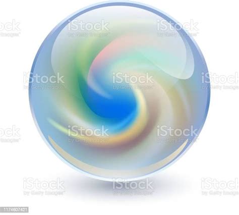 3d Crystal Glass Sphere Stock Illustration Download Image Now Circle Marbled Effect