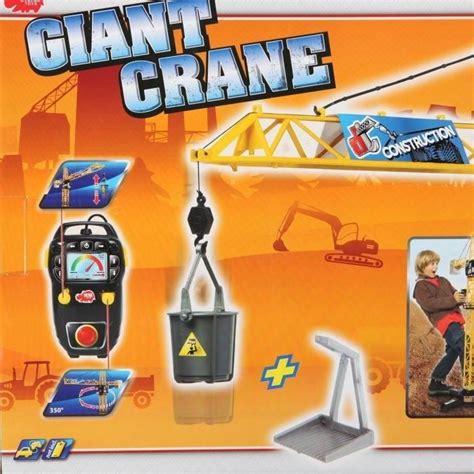 Jouet DICKIE TOYS Méga Grue filoguidée 100cm Extérieur Jaune