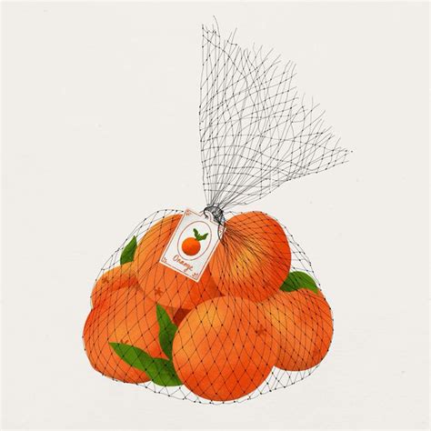 Orange Illustration Zeichnen Mandarinen