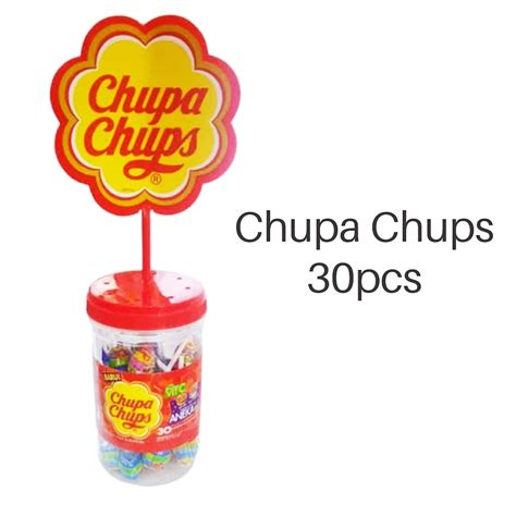 Chupa Chups Lollipop 30pcs X 9g Chupa Chups Jar Aneka Rasa Shopee Malaysia