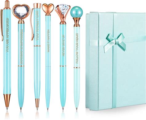 Amazon Yeaqee Pcs Inspirational Pen Set For Women Gift Diamond