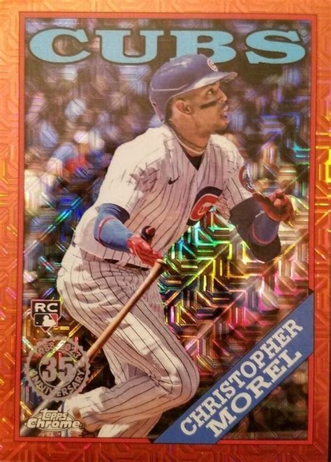 Christopher Morel Topps Silver Pack Chrome Promo Red