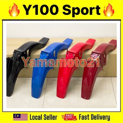 Yamaha Sport Y Front Fender Mudguard Depan Magat Depan Black Red