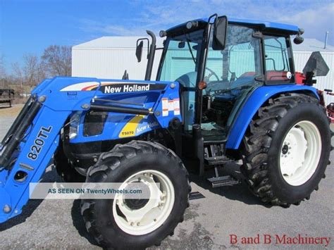 Ford New Holland T5070 Diesel Farm Agriculture Tractor With Cab