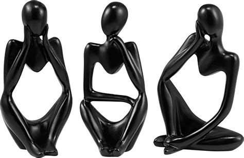 Cliplanyard Nordic Thinker Statue Pcs Abstract Figurines Thinker