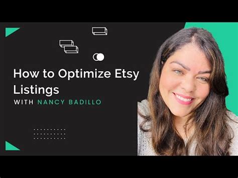 How To Optimize Etsy Listings In 2021 With Nancy Badillo YouTube