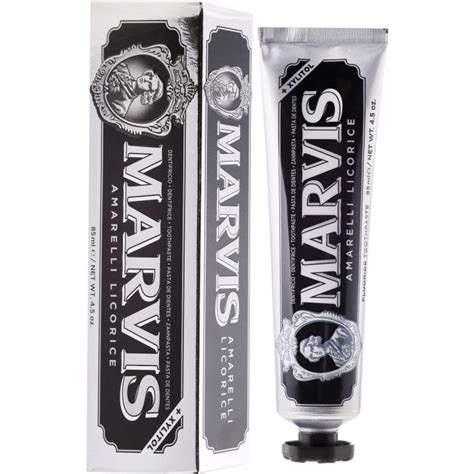 Marvis Amarelli Licorice Mint Toothpaste Cosmeterie Online Shop