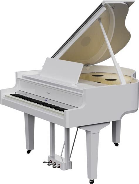 Roland Gp M Polished White Digital Piano Digitalpiano