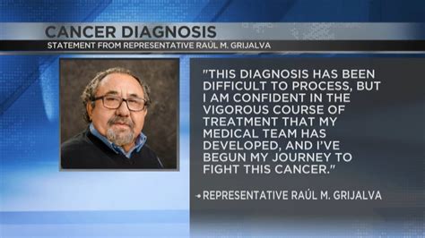 Arizona congressman Raúl Grijalva says he has cancer but plans to work