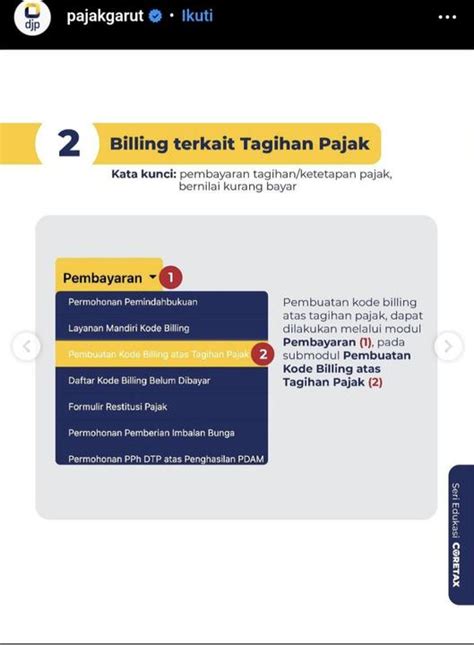 Cara Buat Kode Billing Di Coretax Djp