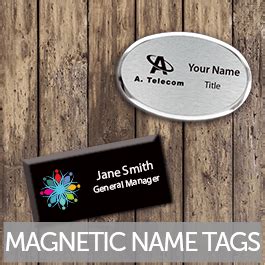 Custom Magnetic Name Tags | HC Brands