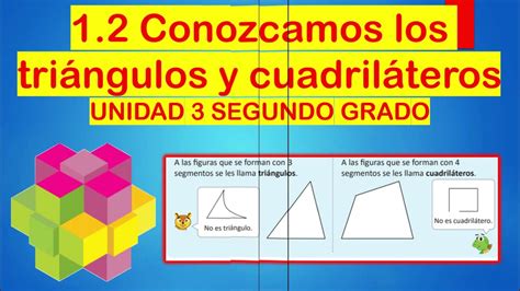 1 2 CONOZCAMOS LOS TRIÁNGULOS Y CUADRILÁTEROS UNIDAD 3 Segundo Grado