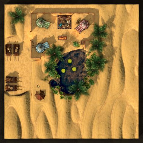 Map Locations 2 Oasis Ageless Games DriveThruRPG