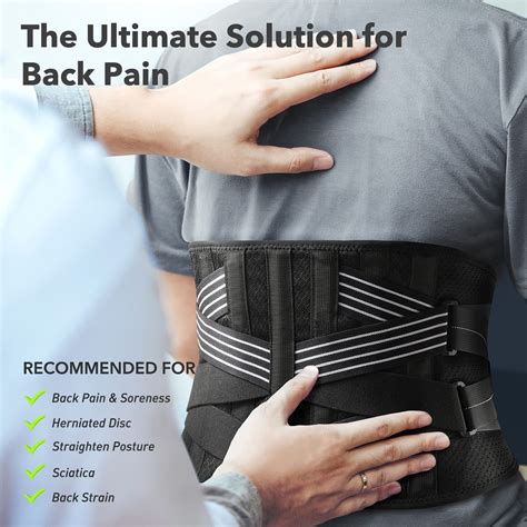 Snapklik AGPTEK Back Brace For Lower Back Pain Women Men