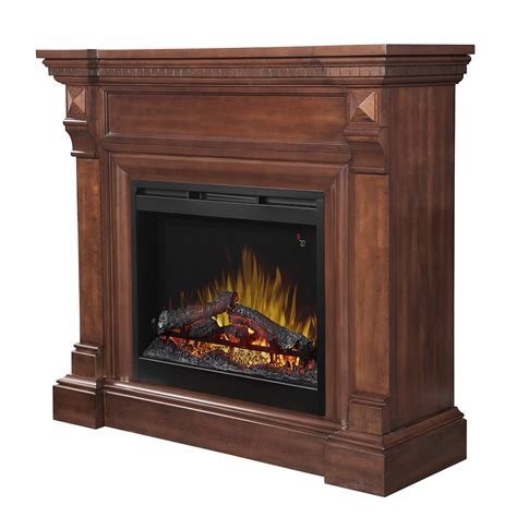 485 Dimplex William Electric Fireplace Mantel In Burnished Walnut