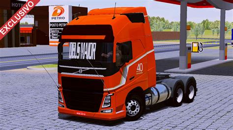 Skin Volvo Fh Anos Laranja No Cont Iner Exclusivo Skins Games Truck