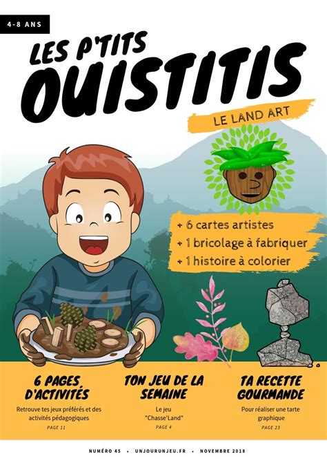Les P Tits Ouistitis D Couvrent Le Land Art Un Jour Un Jeu