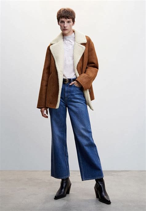 Дубленка Mango RODEO, цвет: коричневый, RTLACD893301 — купить в ...