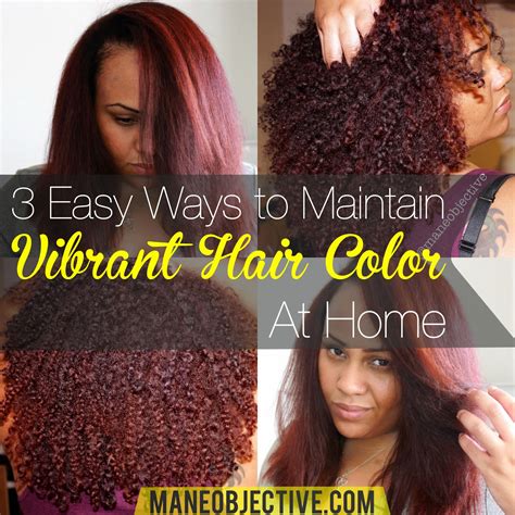 The Mane Objective 3 Easy Ways To Maintain Vibrant Hair Color At Home