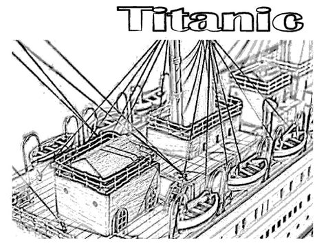 Titanic Sinking Coloring Pages / Why And How The Titanic Sank ...