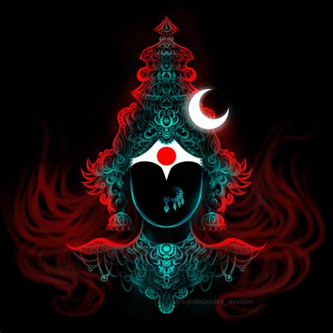 devi maa digital art rhinduism