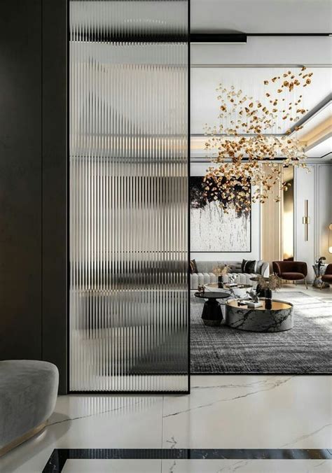 Pin By Zoey On Living Room Partition Design Glass Room Divider