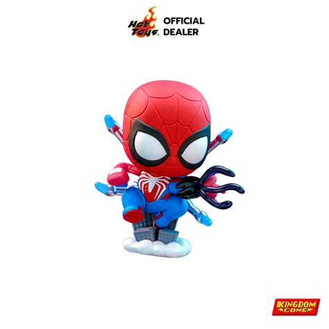 Hot Toys Blind Box ฟกเกอร ของสะสม CBX Marvel s Spider Man Cosbi Bobble Head PC