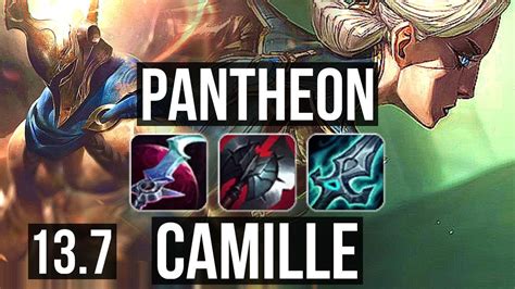 PANTHEON Vs CAMILLE TOP 67 Winrate 9 2 4 Godlike Rank 14 Panth