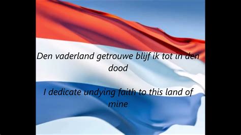 Dutch National Anthem Het Wilhelmus YouTube