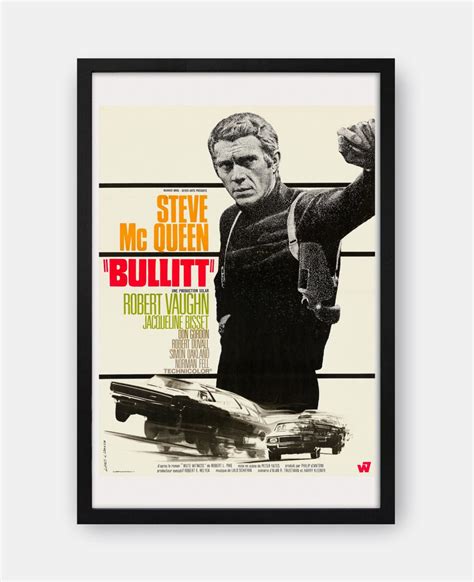 Bullitt (1968) Movie Poster - The Curious Desk