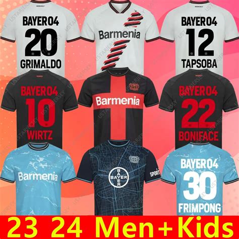 Bayer Leverkusen Soccer Kits Home Away Mens Football