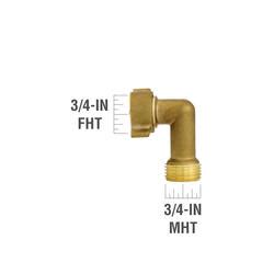 3 4 MGHT X FGHT Brass 90 Degree Adapter Elbow At Menards