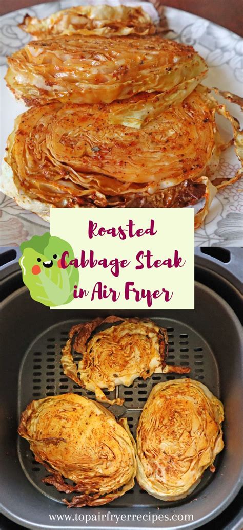 Air Fryer Roasted Cabbage Steak A Keto Delight