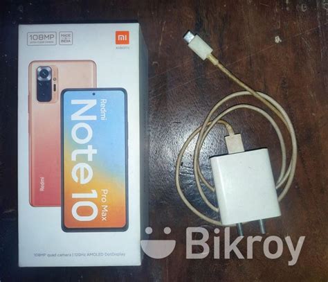 Xiaomi Redmi Note 10 Pro Max 6 128 Used For Sale In Sadar Road Bikroy