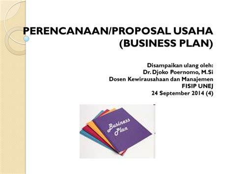 Contoh Proposal Business Plan Sinau