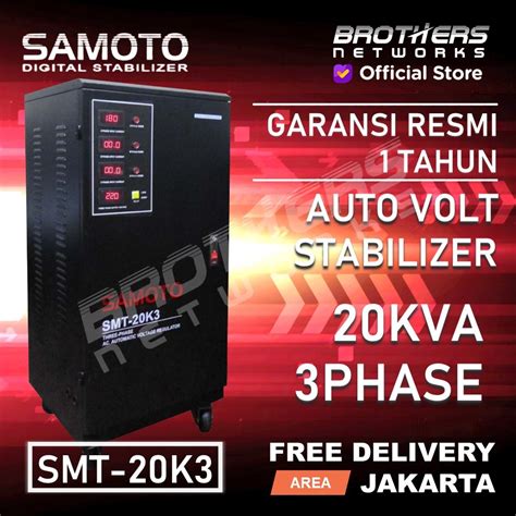 Jual Stabilizer Samoto Smt K Kva Phase Utk Rumah Gedung