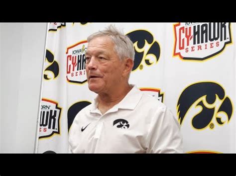 What Kirk Ferentz Said About His Th Career Win Iowa S Victory