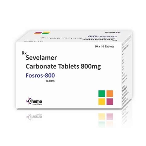 Sevelamer Carbonate Tablets 800mg At Rs 3845 Box Model Town New